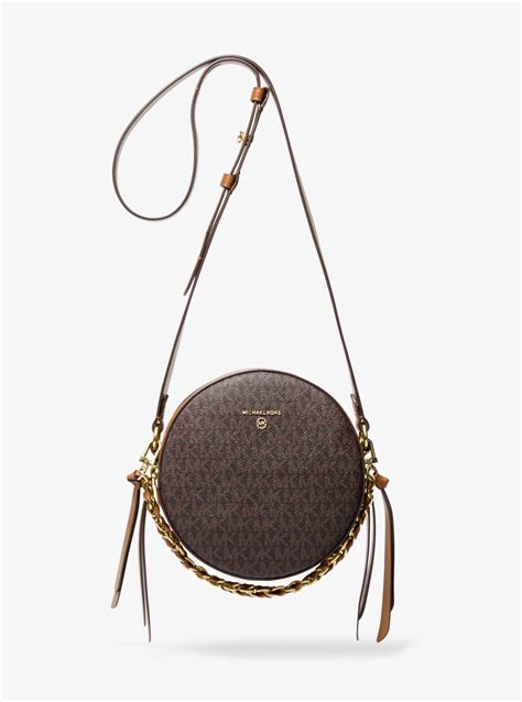 michael kors round canteen bag|Delancey Medium Leather Canteen Crossbody Bag .